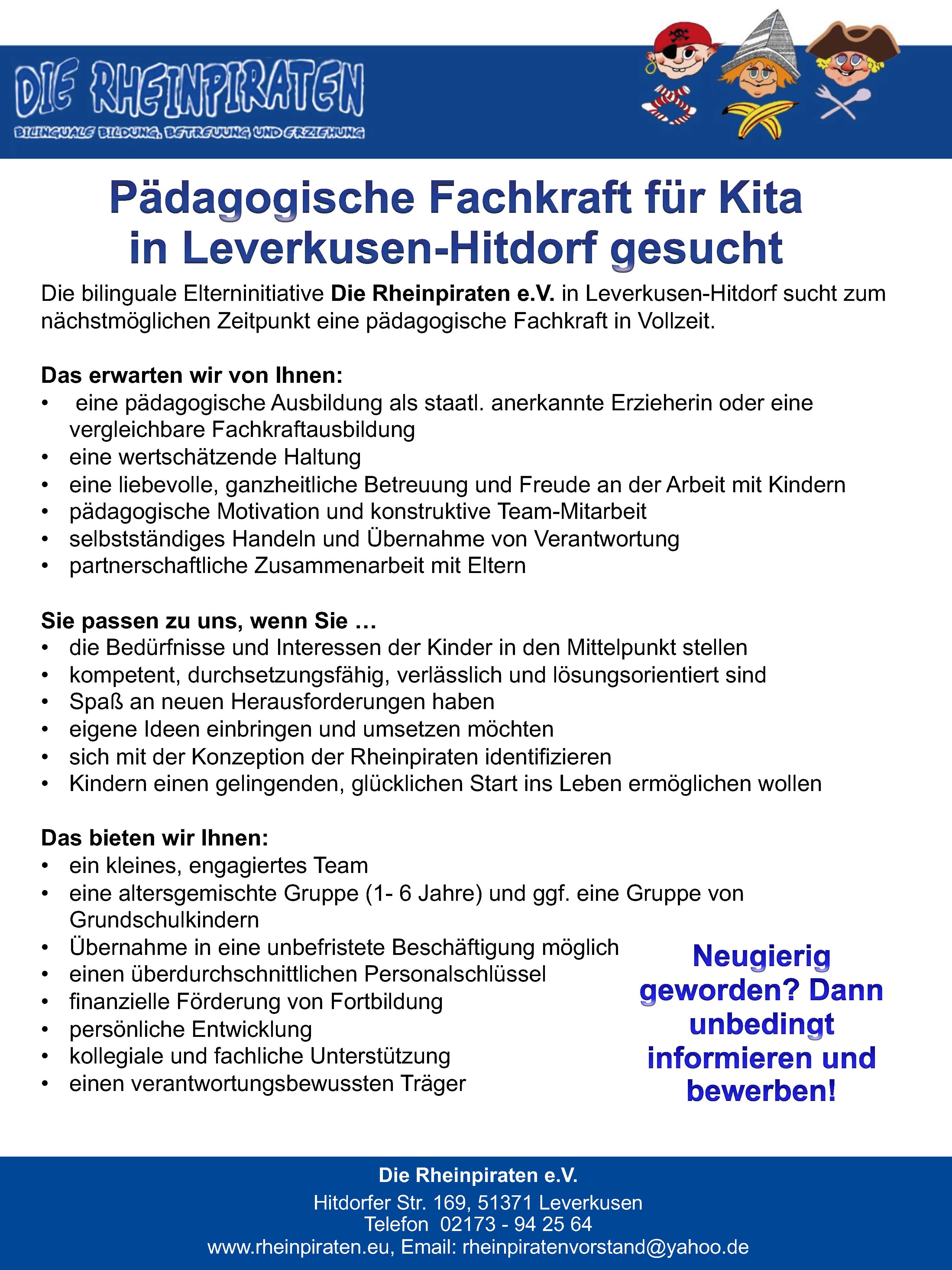 Fachkraft gesucht! Image